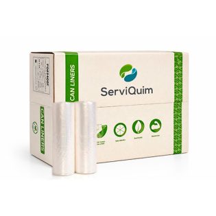 BOLSA PARA BASURA 24X24X06 NATURAL 20 ROLLOS C/50 BOLSAS